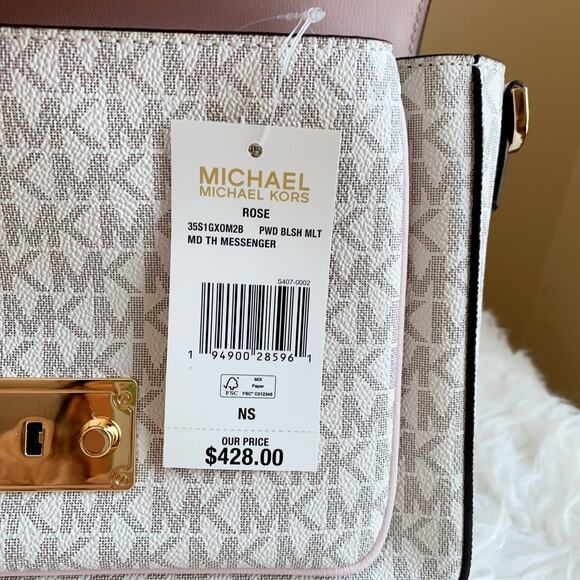 Michael Kors rose medium messenger - Picture 8 of 8